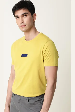 RARE RABBIT Men Rings-4 Slim Fit Solid Polo Collar T-Shirt