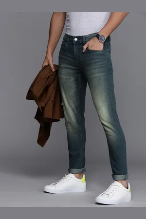 WROGN Men Slim Fit Heavy Fade Stretchable Jeans