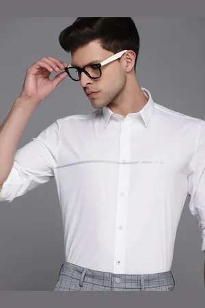 Louis Philippe Louis Philippe Ath Work Men Super Slim Fit Semiformal Shirt