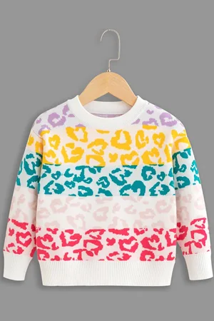 Stylecast Boys White Abstract Printed Pullover