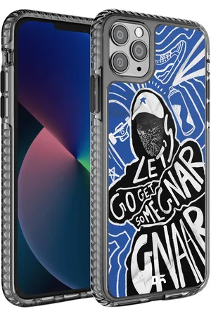 DailyObjects Blue & Black Printed iPhone 11 Pro Phone Case