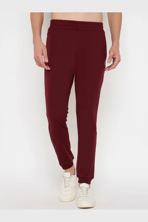 John Players Men Cotton Mid-Rise Joggers