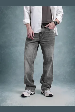 Roadster The Life Co. Men Flared Fit Faded Jeans