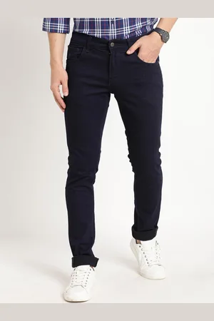 Indian Terrain Men Brooklyn Slim Fit Pure Cotton Jeans