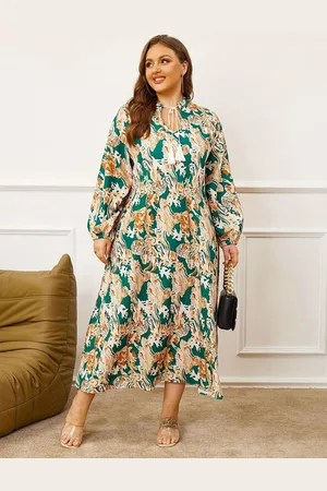all about you Floral Print A-Line Midi Dress