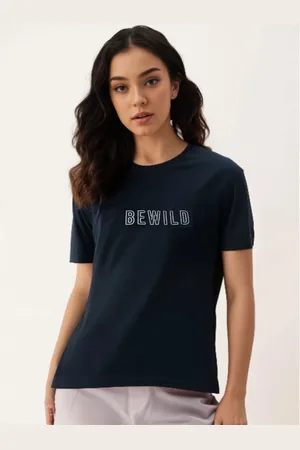 DressBerry Women Typography Printed T-Shirt