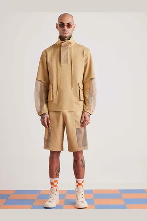 Muvazo Men Mid-Rise Cotton Shorts