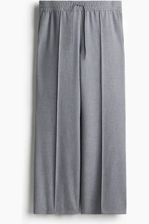 H&M Women Crease-Leg Drawstring Trousers