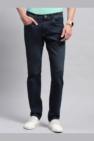 Monte Carlo Men Straight Fit Clean Look Light Fade Jeans