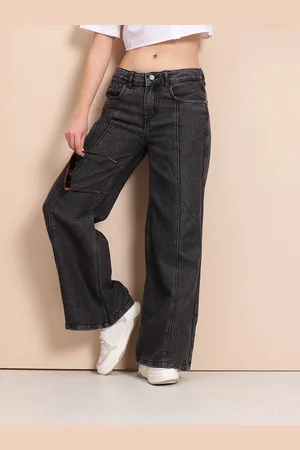 Mast & Harbour Women Wide Leg High-Rise Jeans