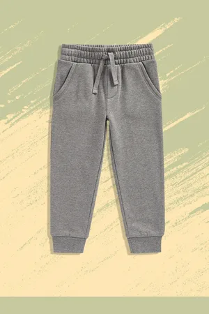 Mothercare Boys Grey Solid Pure Cotton Jogger