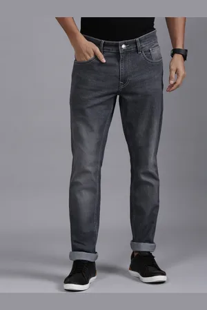 WROGN Men Slim Fit Mid-Rise Light Fade Clean Look Stretchable Jeans
