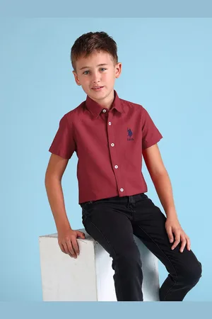 Ralph Lauren Boys Spread Collar Casual Pure Cotton Shirt
