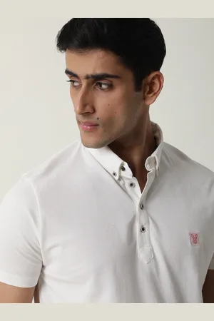 RARE RABBIT Men Cassini-2 Slim Fit Polo Collar T-Shirt