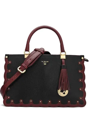Da Milano Leather Structured Handheld Bag