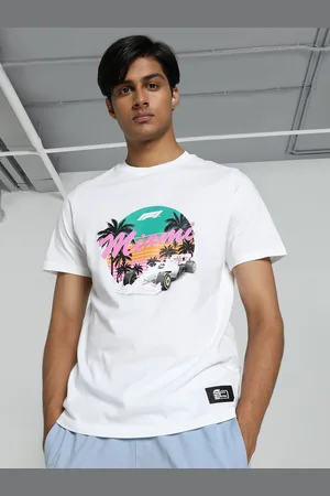 PUMA Men Typography Printed Applique T-shirt