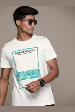 Roadster The Lifestyle Co. Men Typography Printed Pure Cotton T-shirt