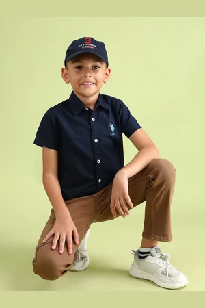 Ralph Lauren Boys Spread Collar Pure Cotton Casual Shirt