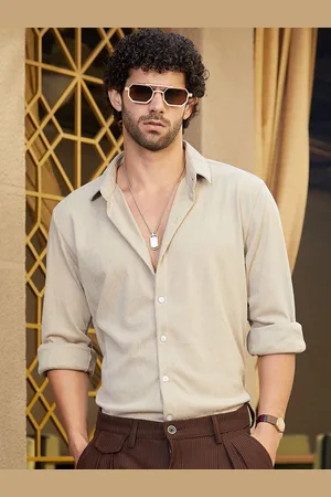 Campus Men Comfort Opaque Casual Shirt