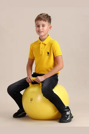 Ralph Lauren Boys Brand Logo Polo Collar T-shirt