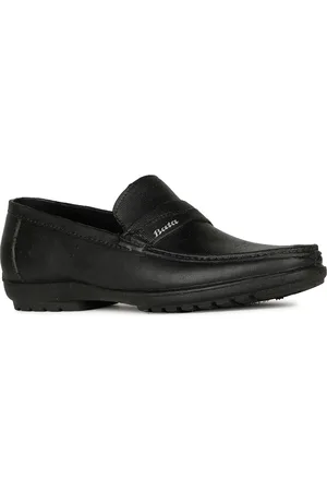 Bata Men Round Toe Formal Slip-On Shoes