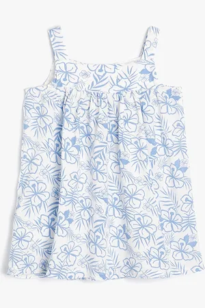 Koton Girls Floral Printed A-Line Dress