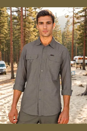 Wrangler Men Spread Collar Solid Casual Shirt