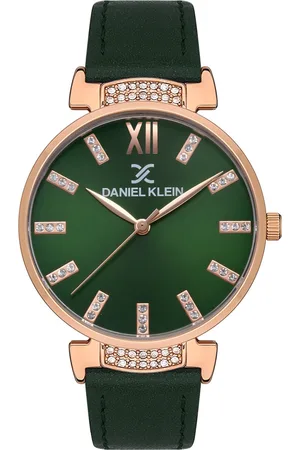 Daniel Klein Women Embellished Dial & Leather Straps Analogue Watch DK 1 13438-3