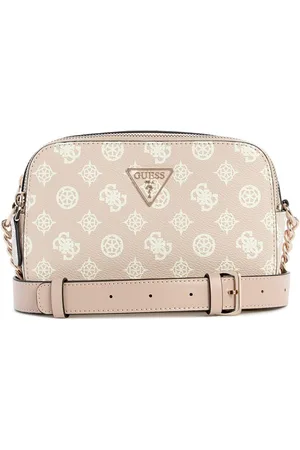 Guess Women Brand Logo Printed Structured Sling Bag