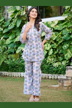 Moda Rapido Printed Top With Trousers Co-Ords