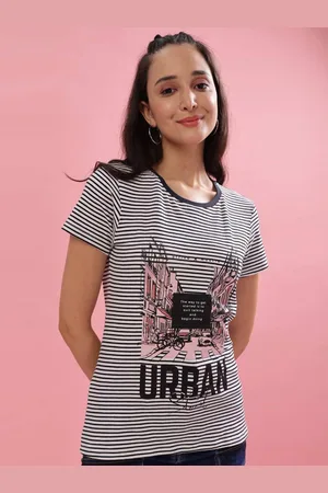 dollar Round Neck Short Sleeves Cotton T-shirt