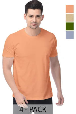 Color Capital Unisex Pack Of 4 Cotton T-Shirts
