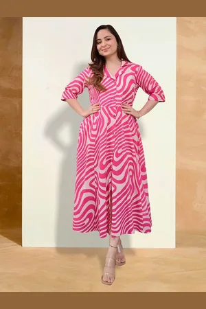 Moda Rapido Print Applique Fit & Flare Dress