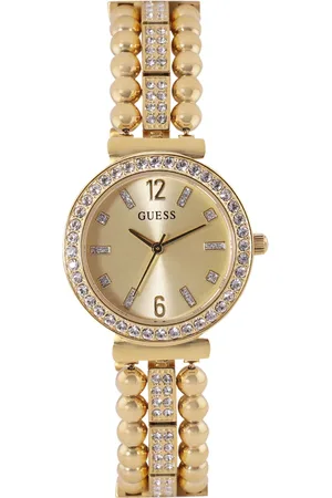 Guess Women GALA Gold-Toned Dial Analogue Watch GW0401L2