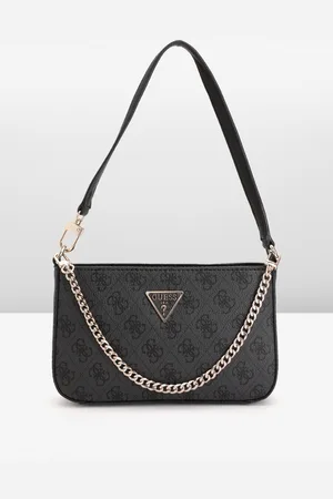 Guess Printed PU Structured Shoulder Bag