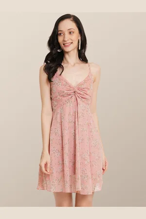 Chemistry Floral Print Georgette Empire Dress