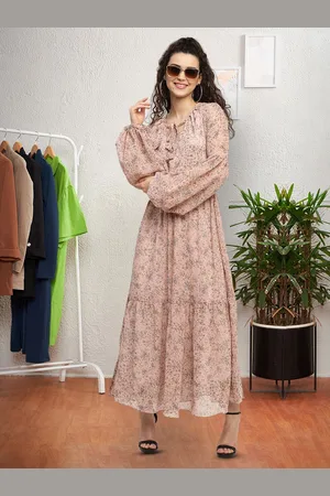 Moda Rapido Floral Print Applique Fit & Flare Dress
