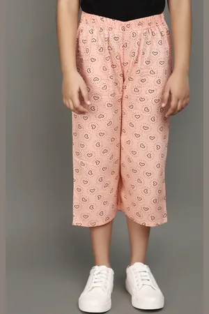 V-Mart Girls Printed Mid-Rise Capris