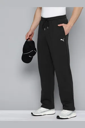 PUMA Men WARDROBE Essentials Relaxed Fit Pure Cotton Track Pants