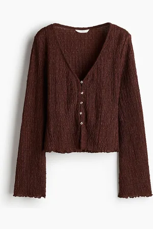 H&M Textured Jersey Top