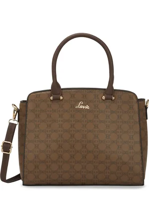 LAVIE Printed Structured Satchel with Quilted