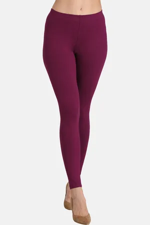 GROVERSONS Paris Beauty Women Purple Ankle-Length Leggings