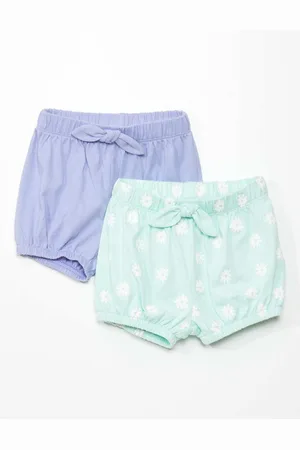 KIABI Girls Printed Mid-RiseRegular Fit Shorts