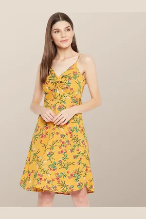 Chemistry Floral Print Crepe Dress