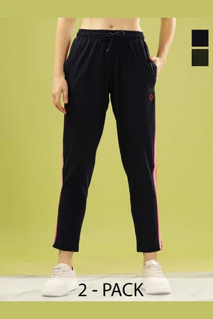 dollar Women Pack Of 2 Dry Fit Cotton Track Pants
