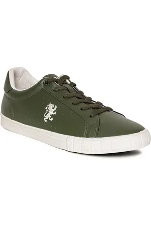 Red Tape Men Olive Green Solid Sneakers