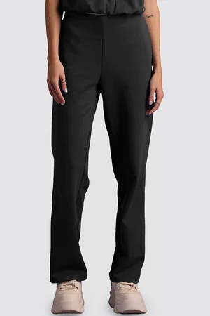 Muvazo Women Slim Fit Mid-Rise Trouser