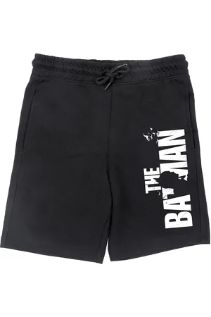 Wear Your Mind Boys Black Batman Printed Shorts