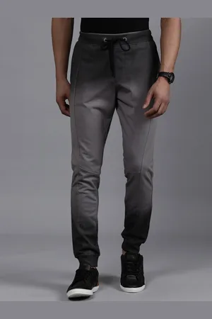WROGN Men Clean Look Heavy Fade Mid-Rise Cotton Joggers