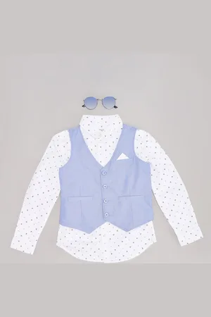 Pantaloons Boys Opaque Party Shirt